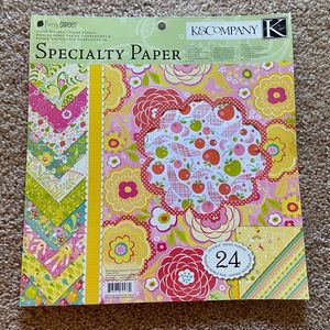 Brand new Scrapbooking Paper Pad- Berry Sweet